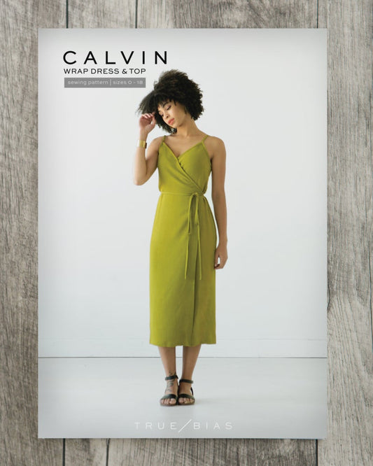 Calvin Wrap Dress / Top - By True Bias Patterns