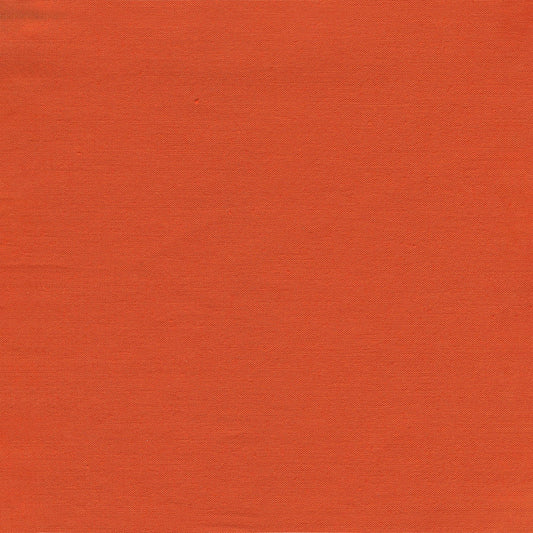 Silky Cotton Solids Japanese Quilting Fabric - Pumpkin