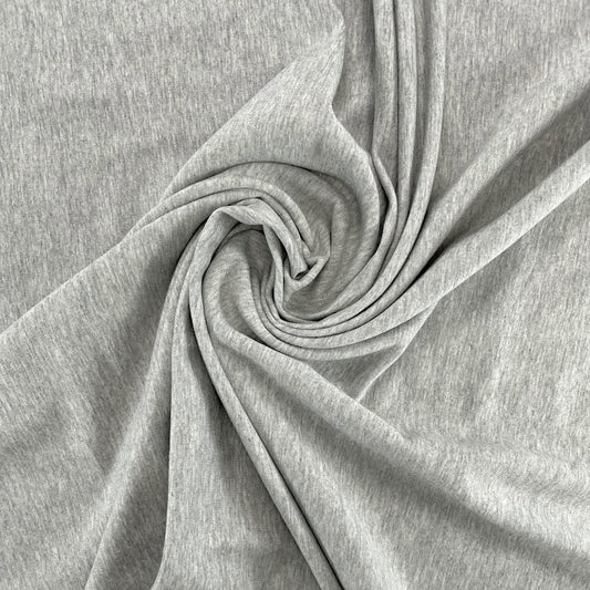 21" Remnant - TENCEL™ Lyocell Organic Cotton French Terry - Heathered Grey Mix