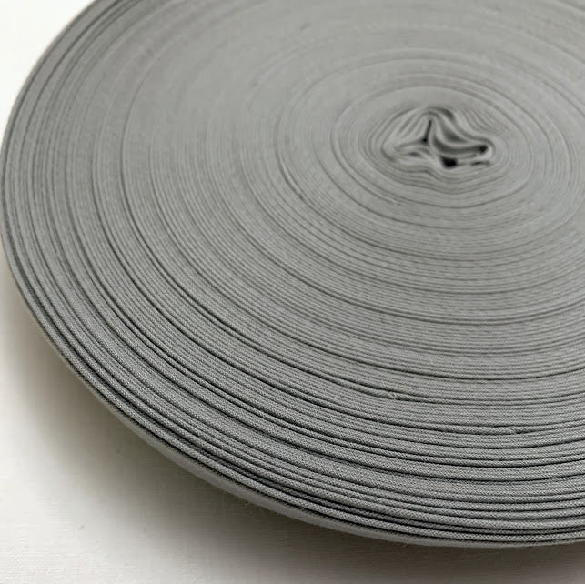 10mm Double Fold Bias Tape (3/8") - Grey