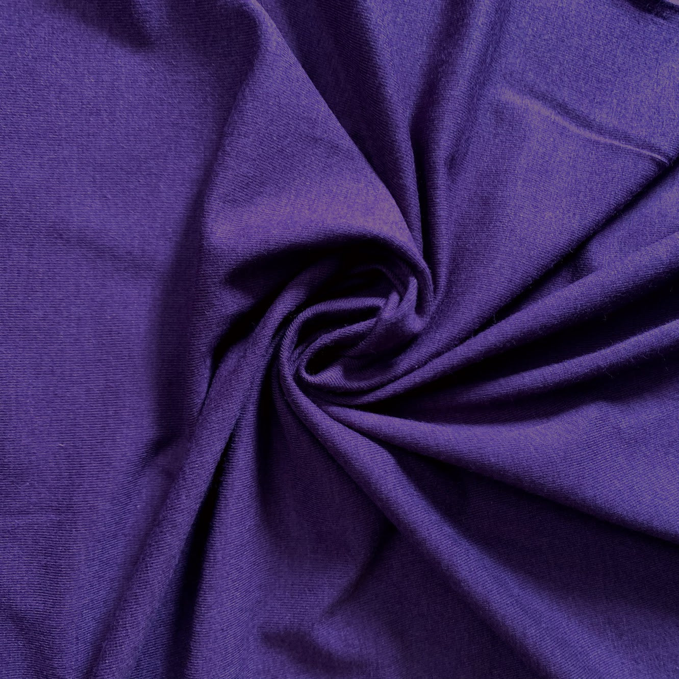 Bamboo/Cotton Stretch Jersey - Plum Purple