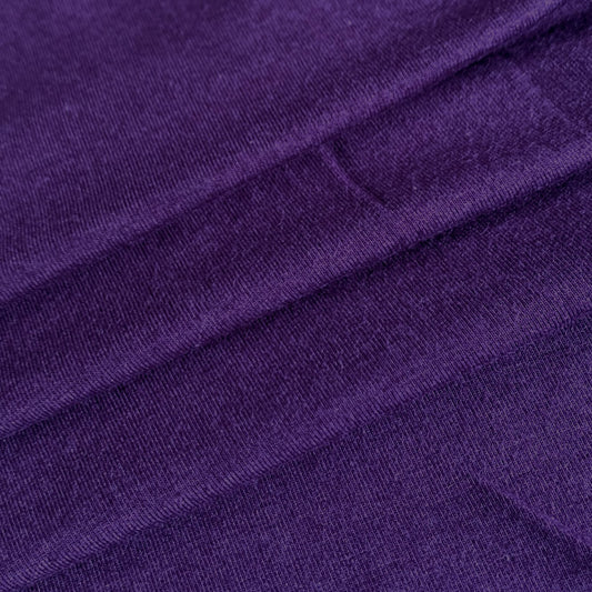 Bamboo/Cotton Stretch Jersey - Plum Purple