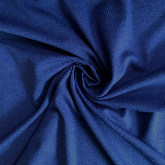 Bamboo/Cotton Stretch Jersey Knit - Twilight Blue