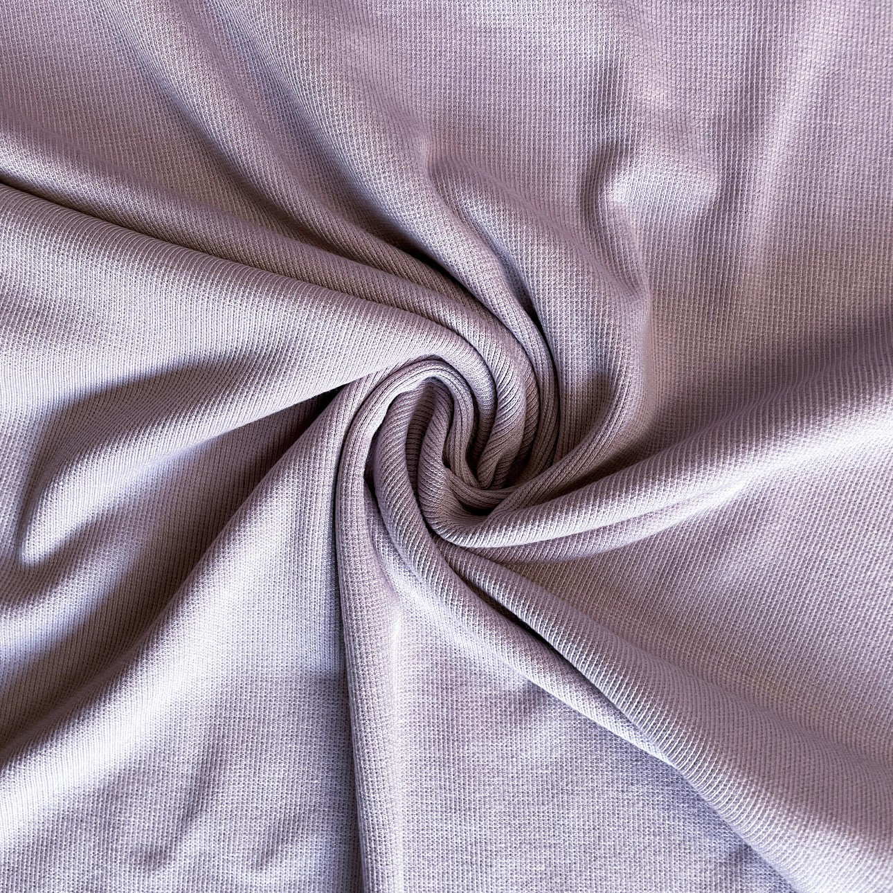 Bamboo Cotton Rib 2x2 - Lavender - Ribbed Knit