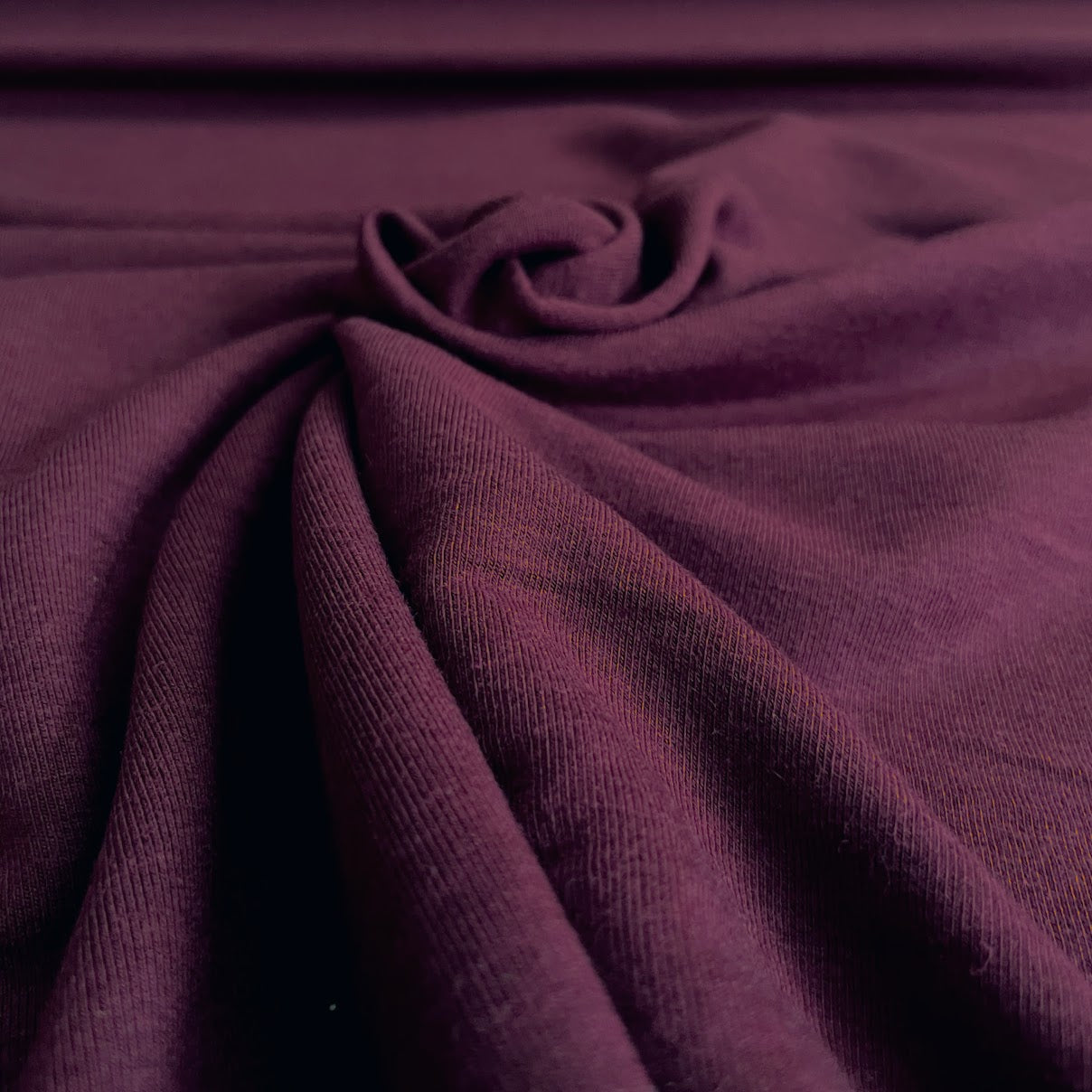 60" Remnant - TENCEL™ Lyocell Organic Cotton French Terry - Merlot