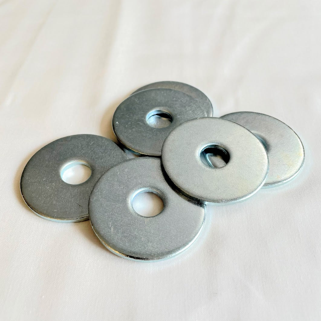 Extra Thick 2 inch Pattern Weight / Metal Washer - 5 Pack 