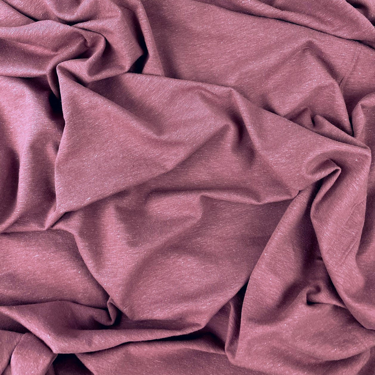 Hemp Organic Cotton Spandex Jersey - Rose Brown