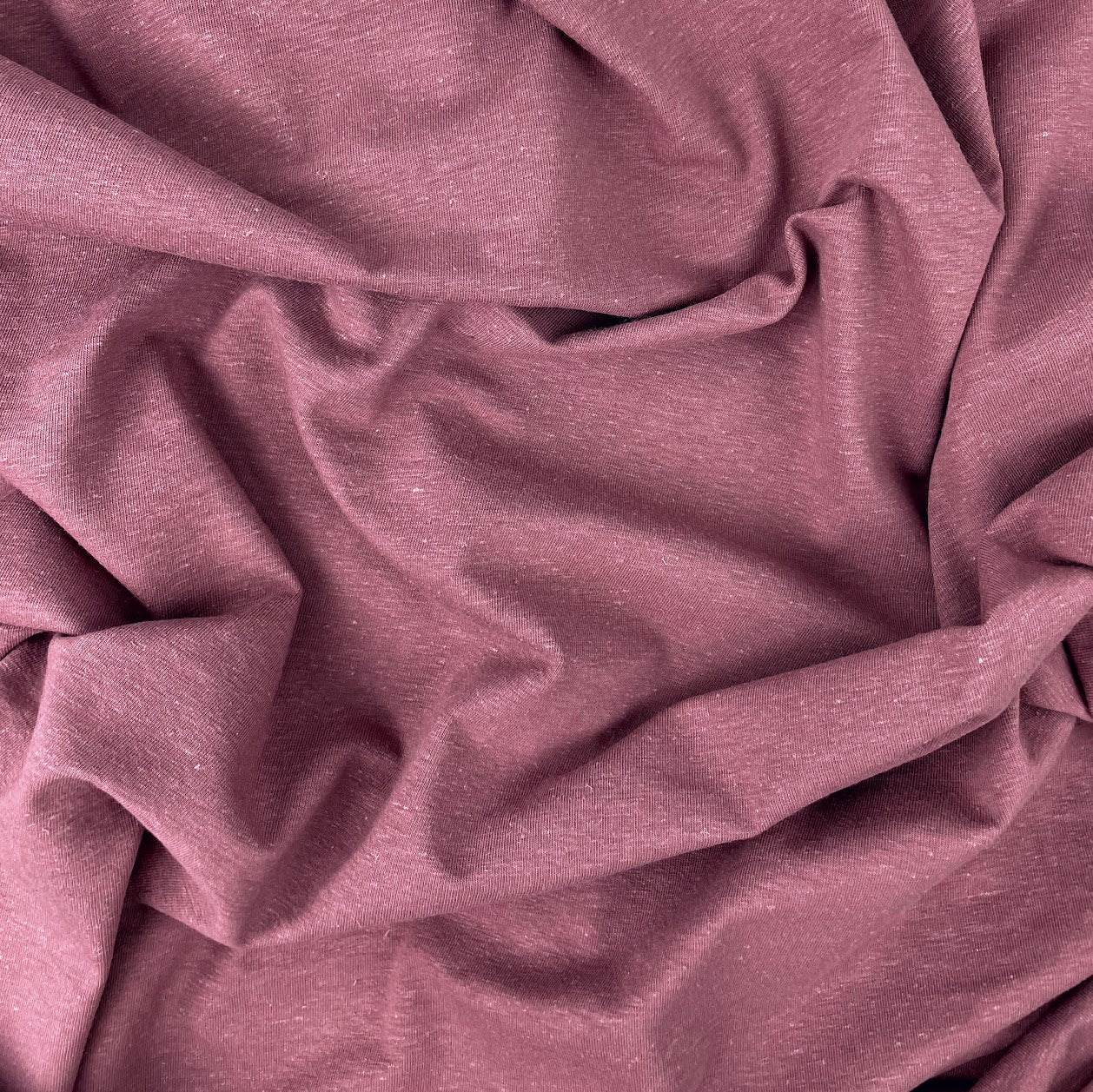 Hemp Organic Cotton Spandex Jersey - Rose Brown