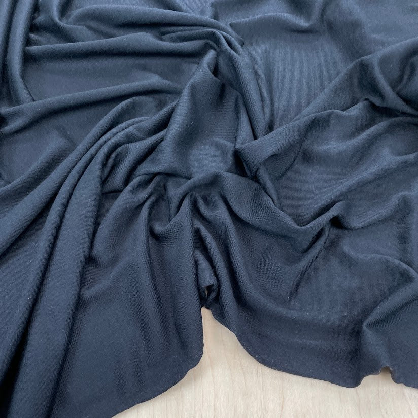 200gsm Heavier Superfine Merino - Black