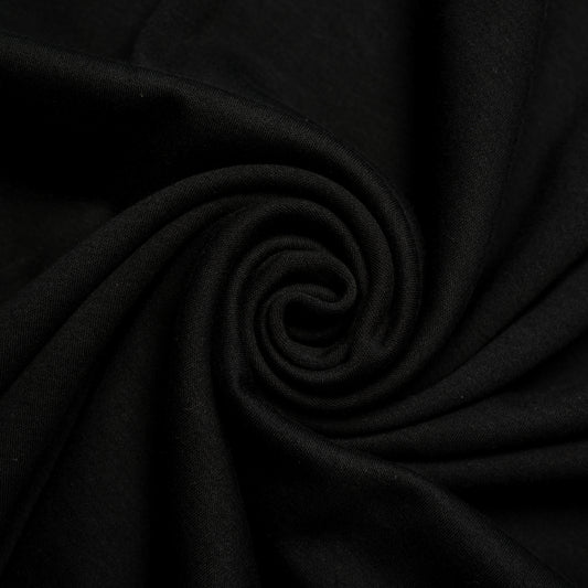 TENCEL™ Lyocell Organic Cotton Spandex Jersey - Black