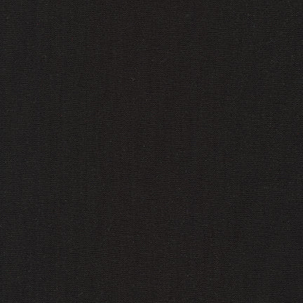 Malibu Mid-weight Cotton Poplin Fabric - Black