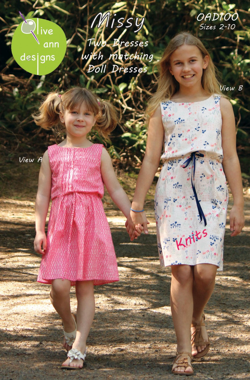 Missy Dress and matching doll dress - By Olive Ann Design - Paper Sewing Pattern