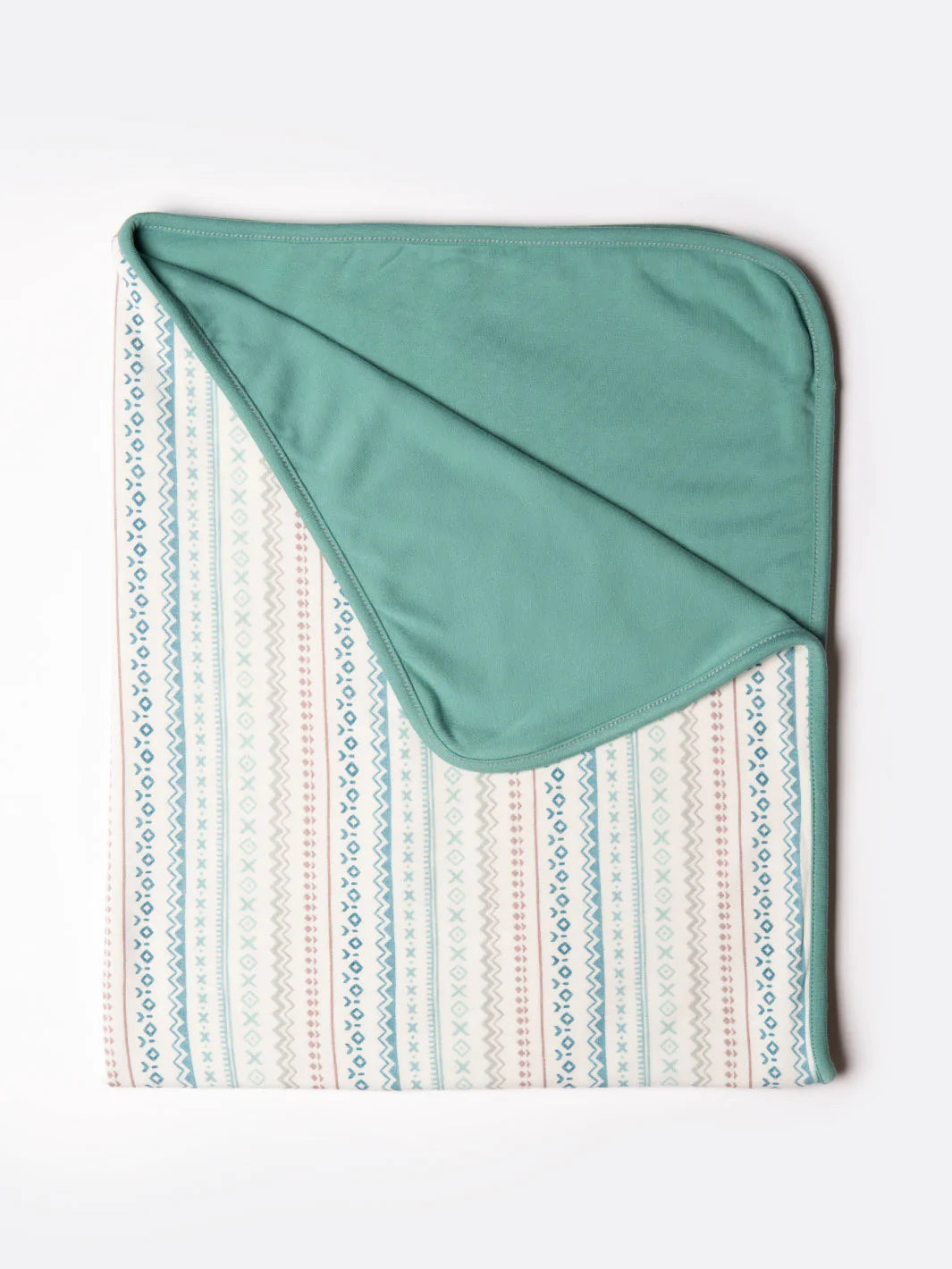 Bamboo Stretch Sweater Fleece Knit - Beryl Green - Deadstock - 350gsm