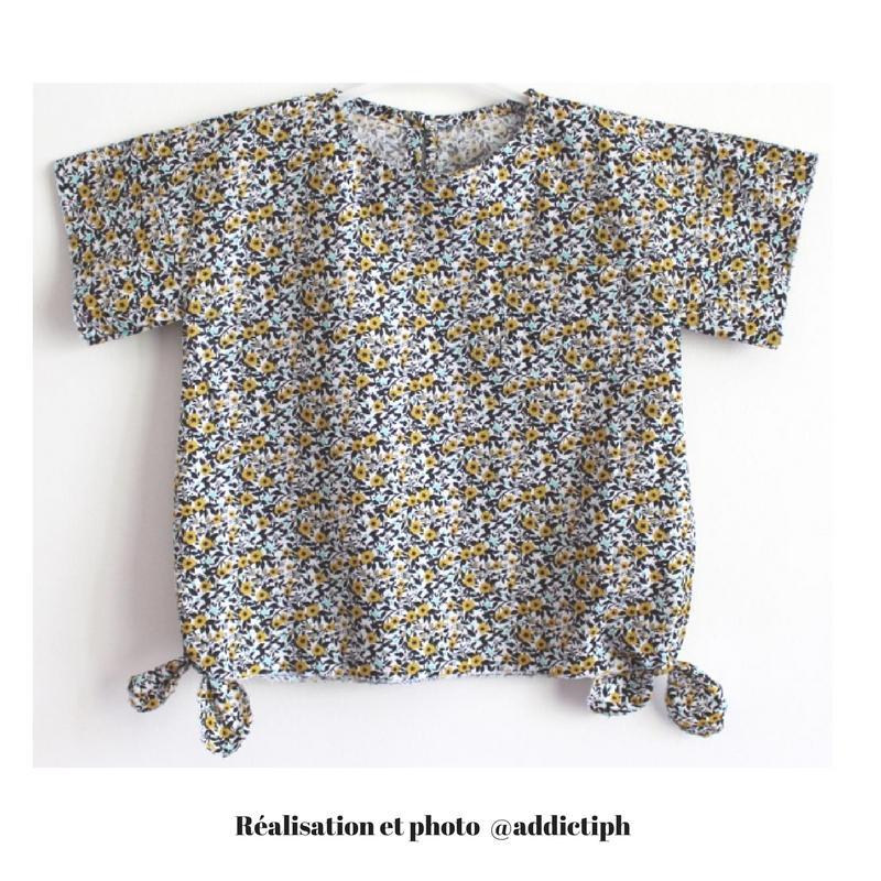 Ikatee - PEONY Top - Kids 3/12Y - Paper Sewing Pattern