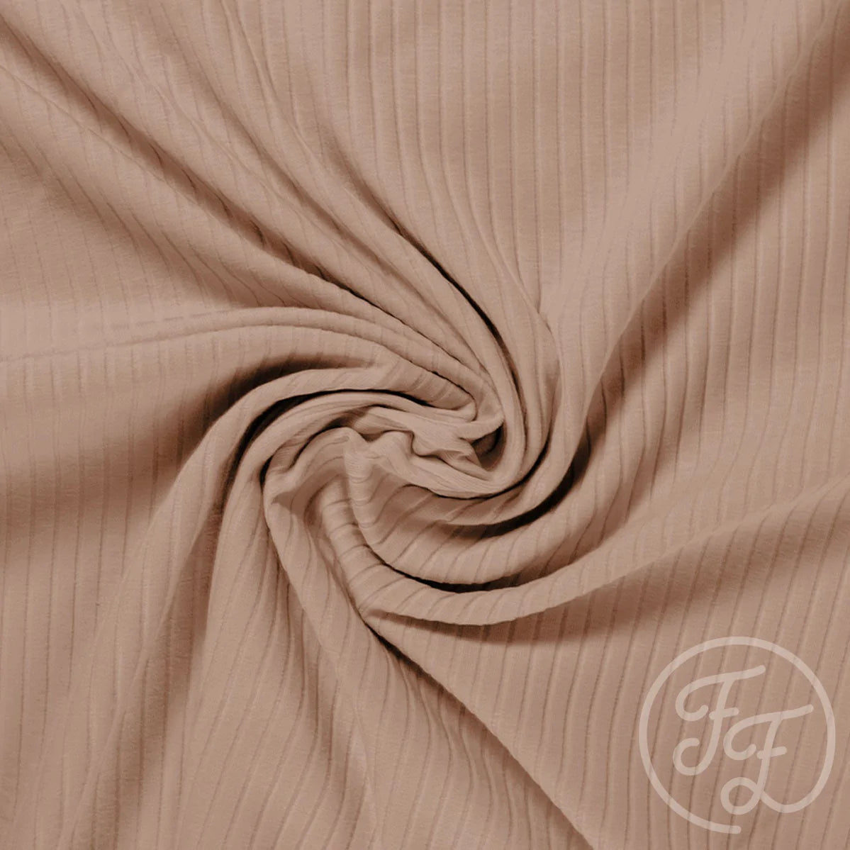 Rose 8x4 Solid Cotton Sweater Rib Knit