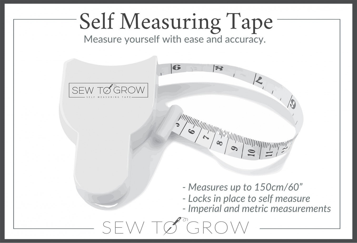 Sew to Grow Self Measuring Tape Measure