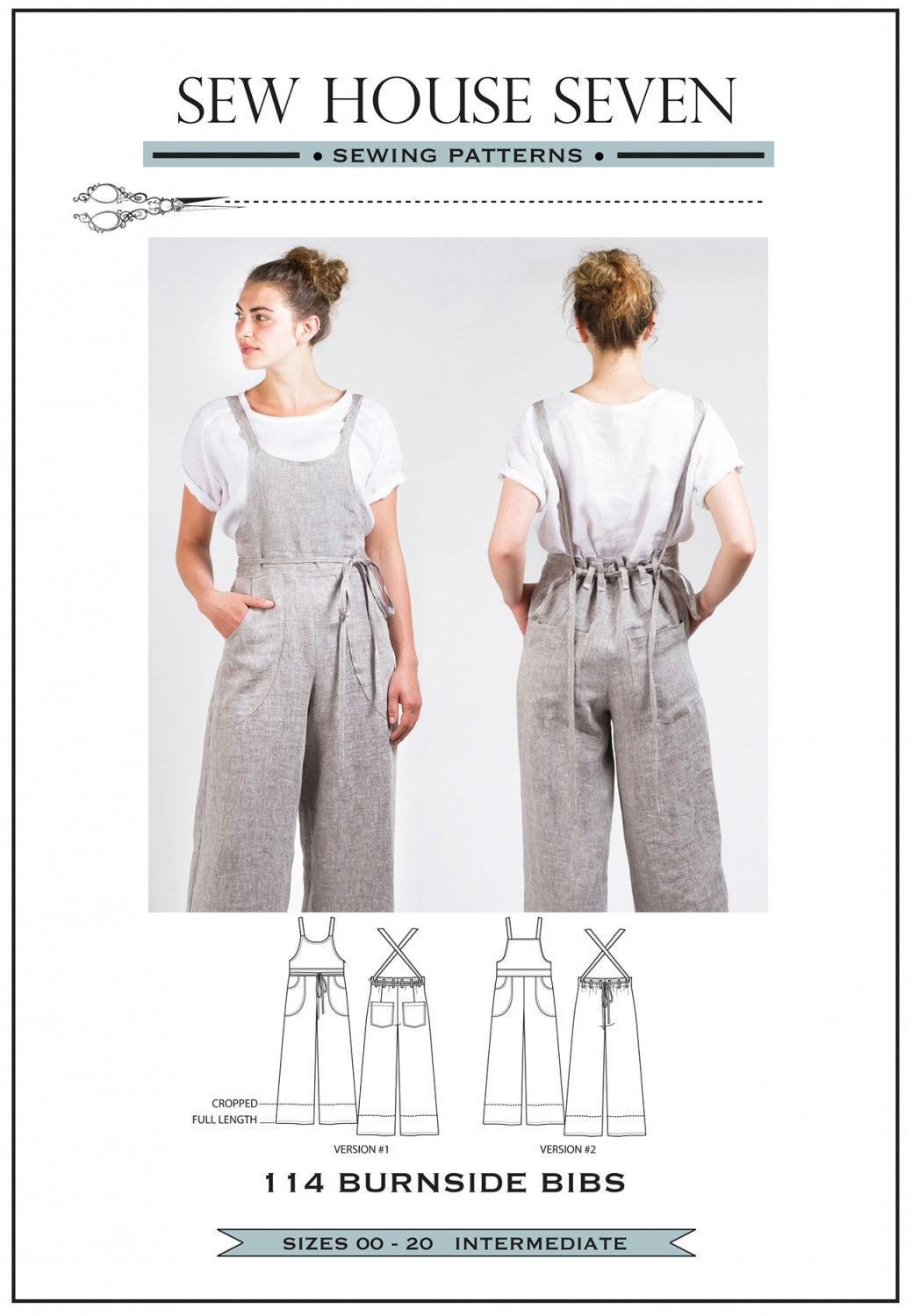 Sew House Seven - Burnside Bib Overalls Sewing Pattern