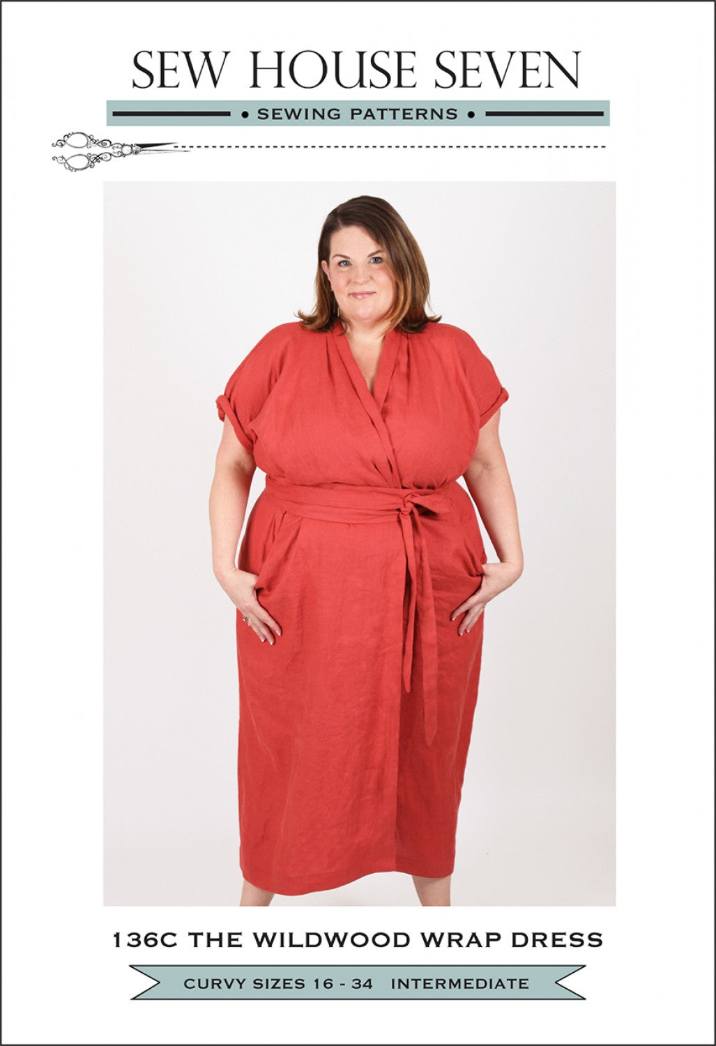 Sew House Seven - Wildwood Wrap Dress Curvy Sizes