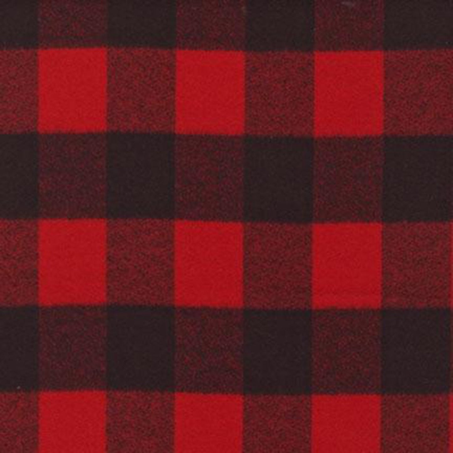 Mammoth Flannel Fabric - Large Red Buffalo Plaid