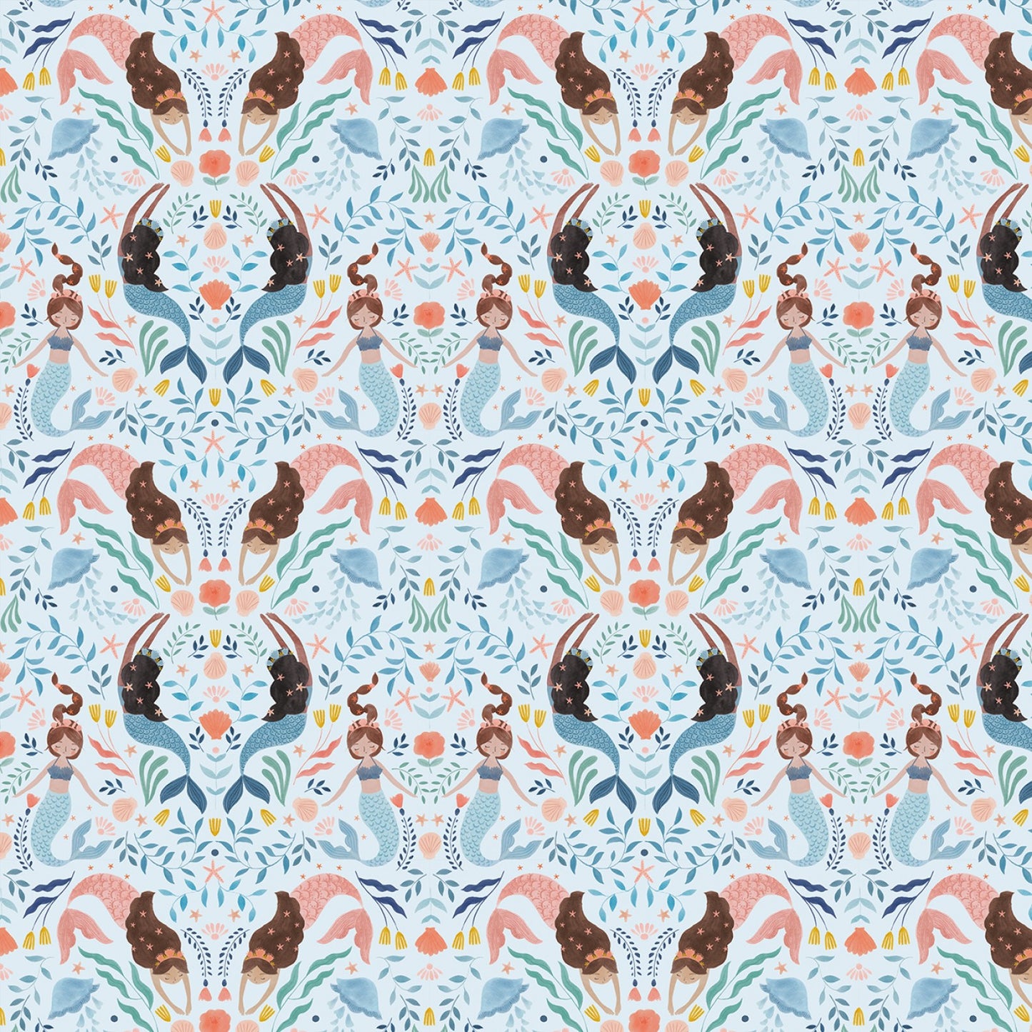 Mist Mermaid - For Each Other - Cotton Fabric
