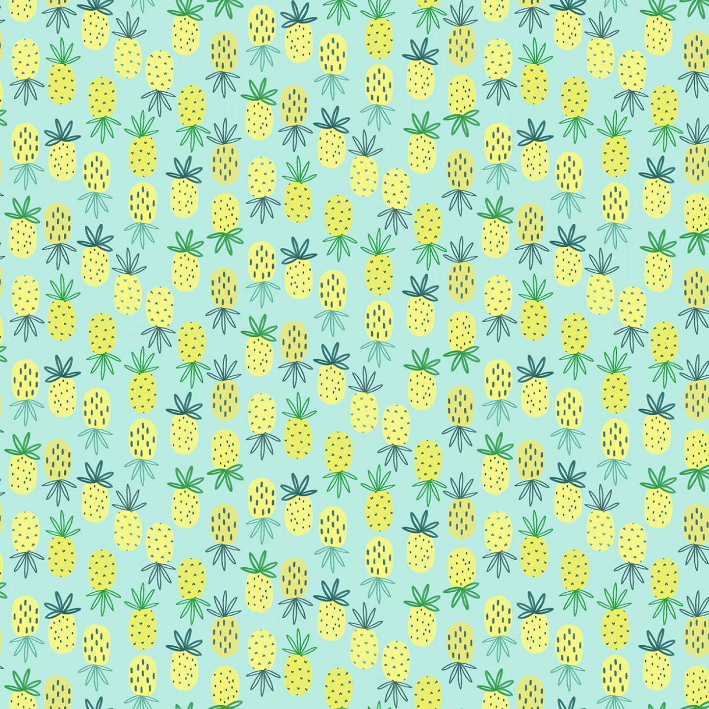 Pineapples - Sea - Digital Print