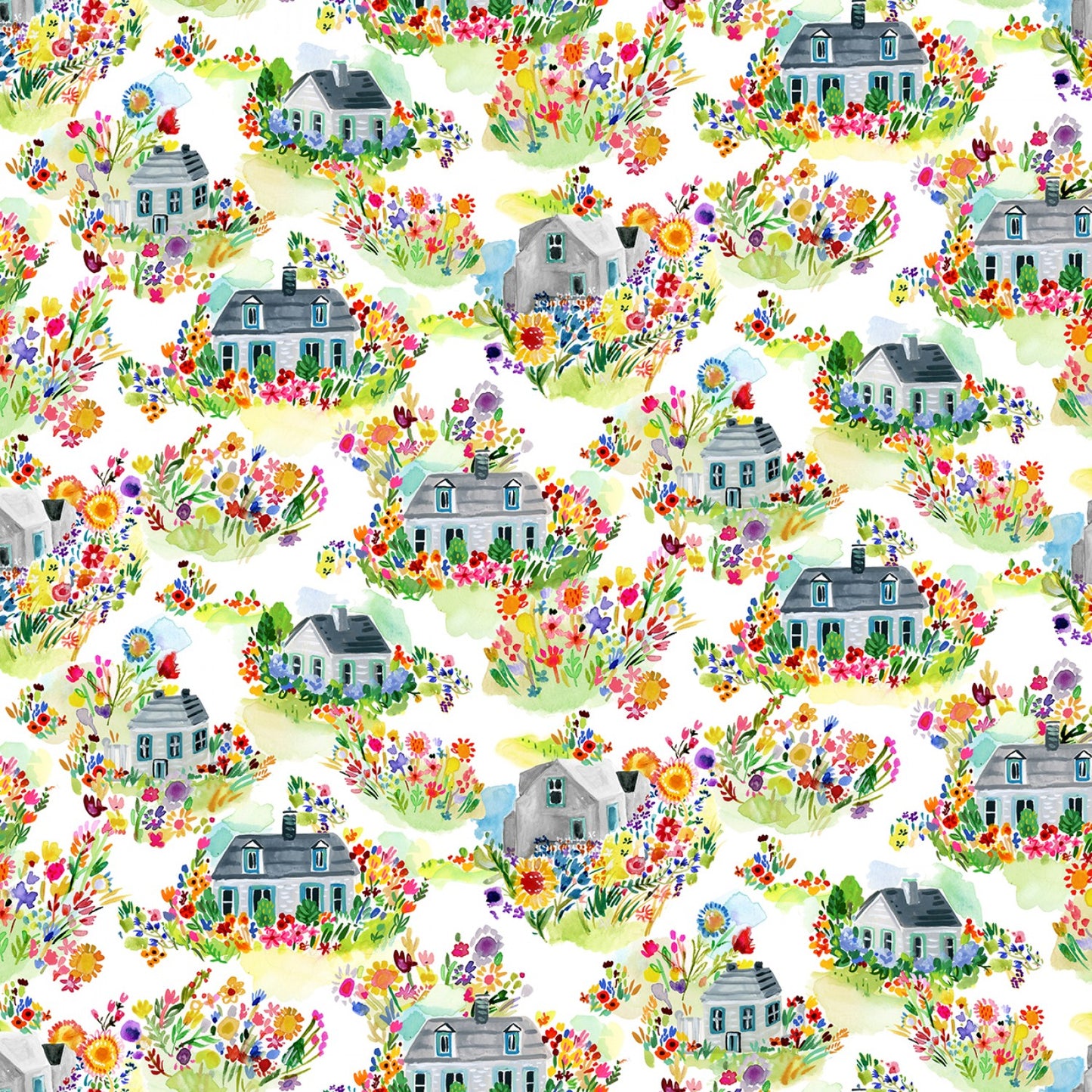 Midsummer Dreams - Cottages - Digital Print