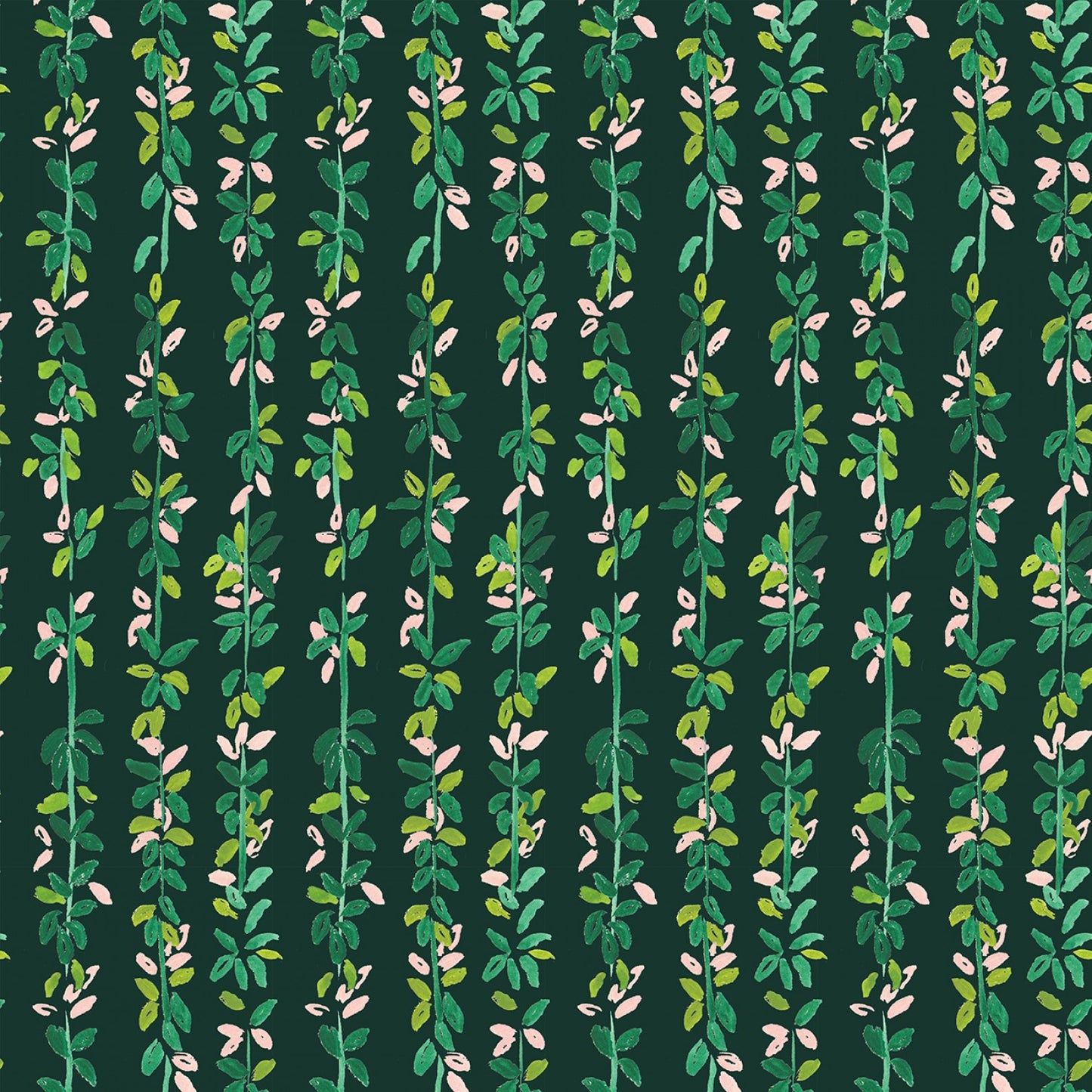 Orangerie - Forest Vines - Cotton Fabric