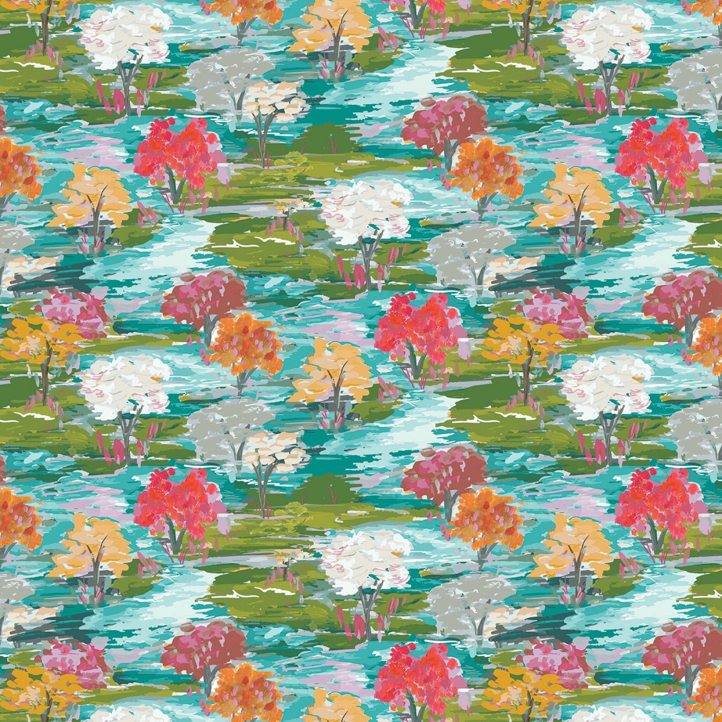 Fall Forest - Creekside - Digital Print