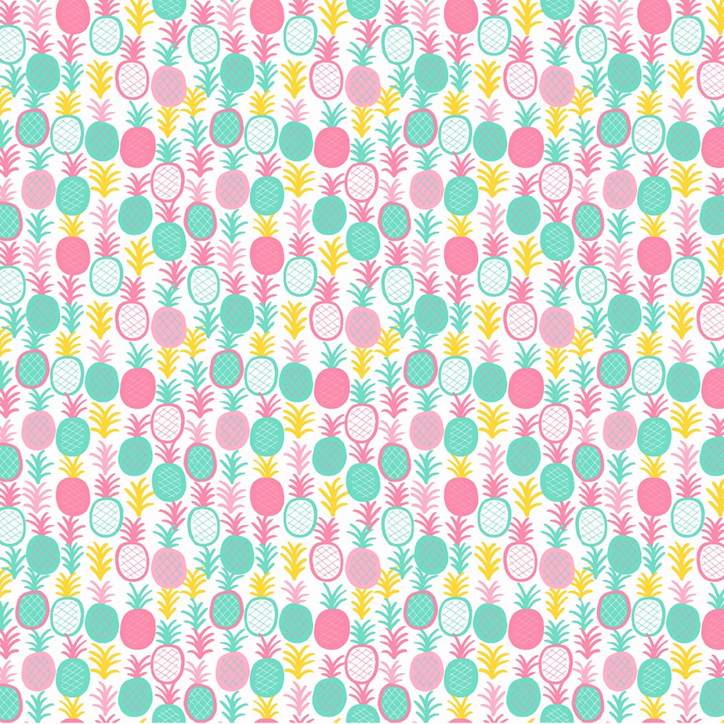 Pineapple Express Jersey Knit Fabric