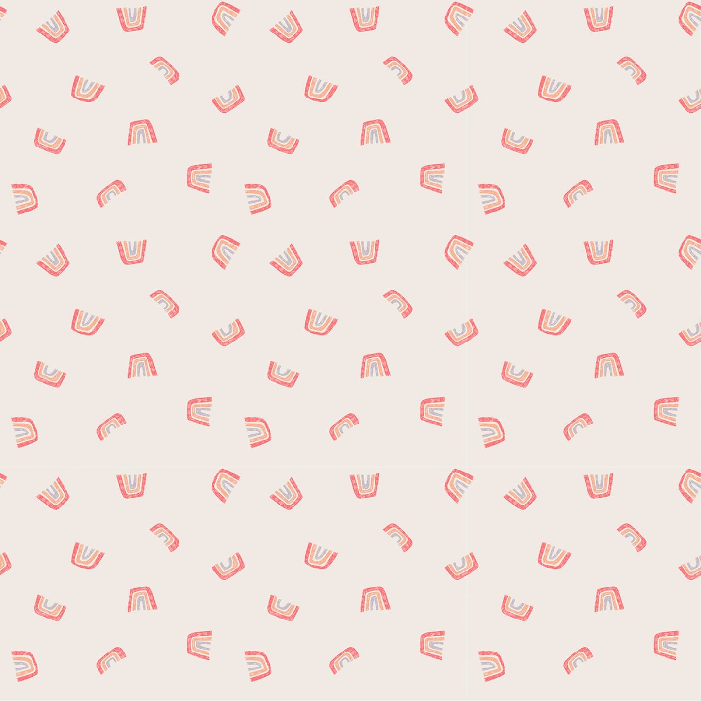 New Here - Rainbow - Cream