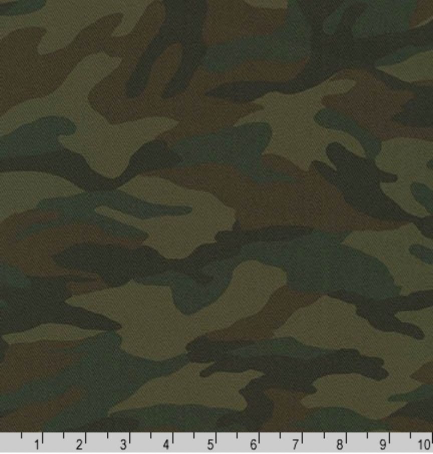 Sevenberry - Olive Camouflage - Cotton Printed Twill 6.35oz