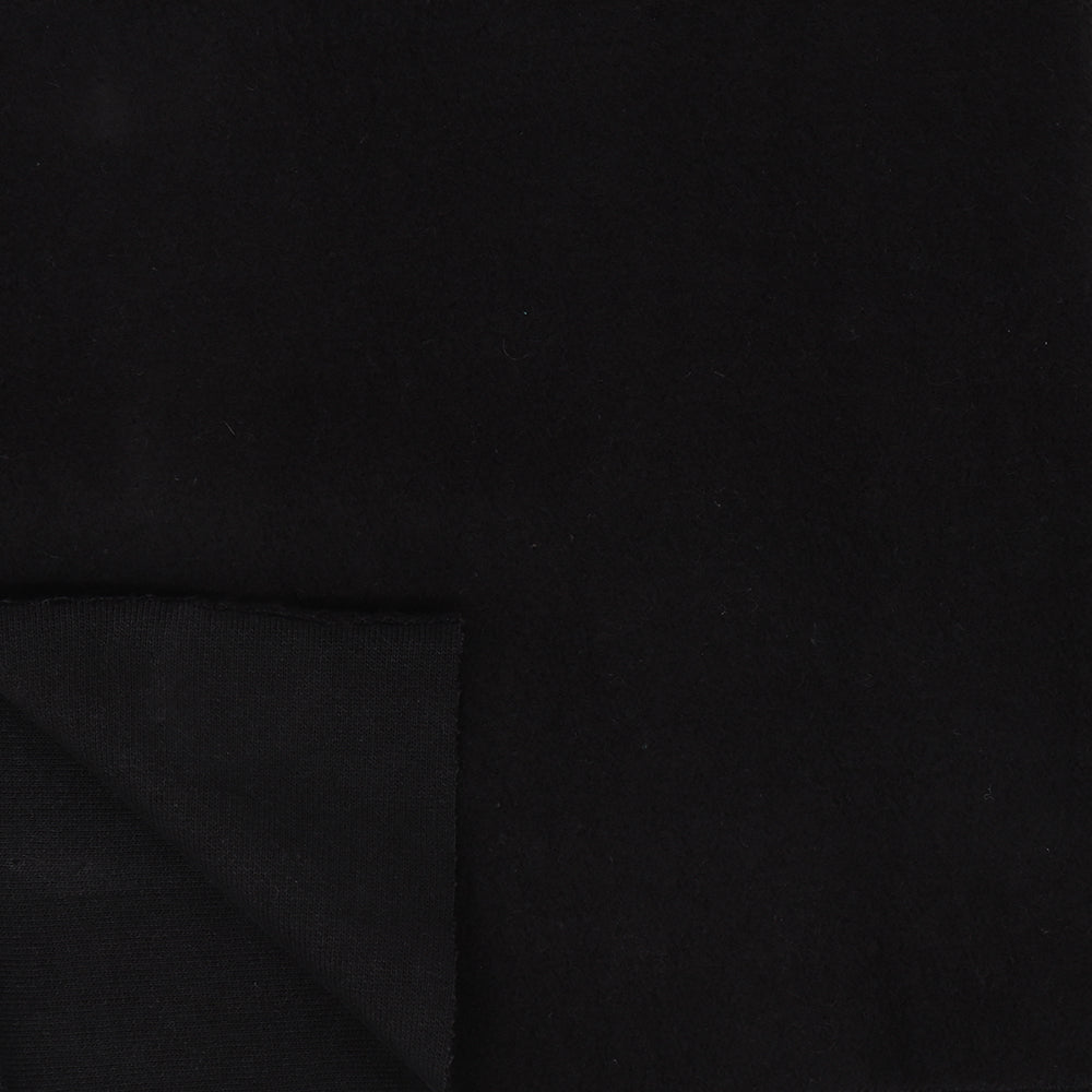 Bamboo Cotton Rib 2x2 Black