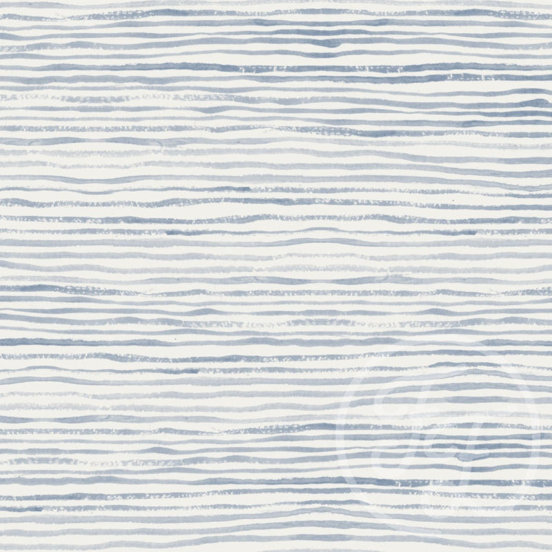 Stripes Sky Cotton Jersey Knit