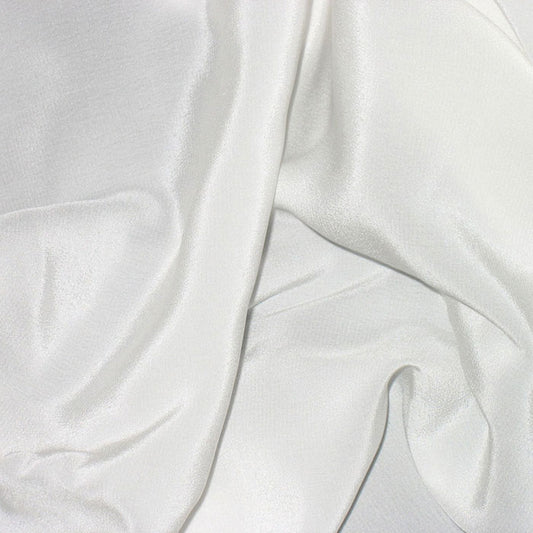 Silk Crepe De Chine - Natural / Off White - PFD - 12 Momme Extra wide 55"