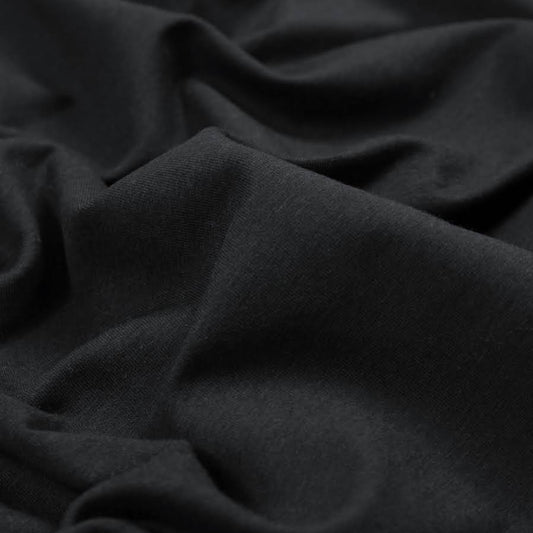 TENCEL™ Lyocell Organic Cotton French Terry - Black