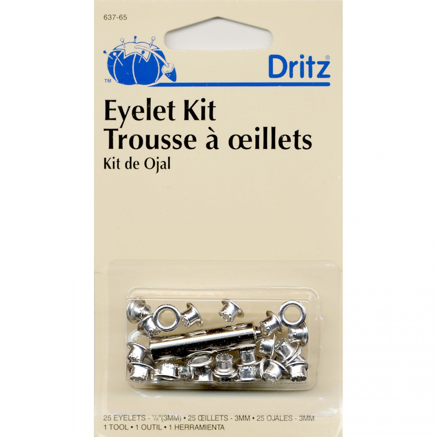 Dritz Eyelet Kit Nickel