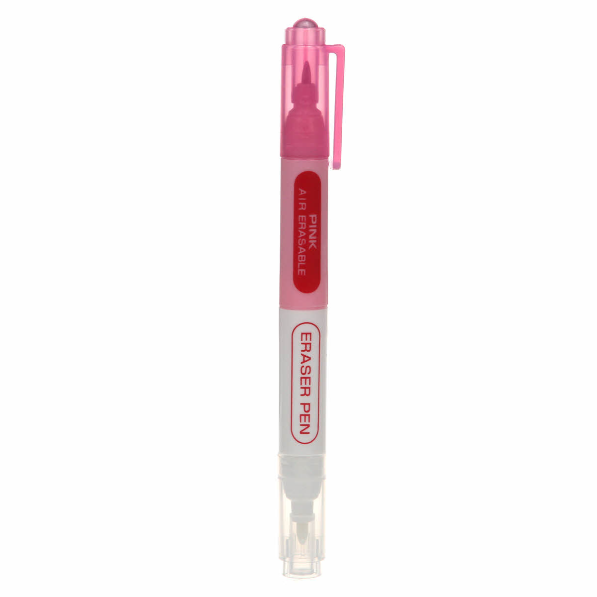 CLOVER 5012 - Chacopen Pink Air Erasable Dual Tip Pen With Eraser