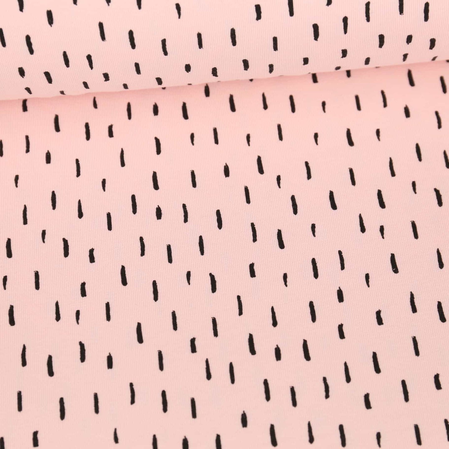 Dash - Pink - GOTS Certified Organic Cotton Jersey Knit
