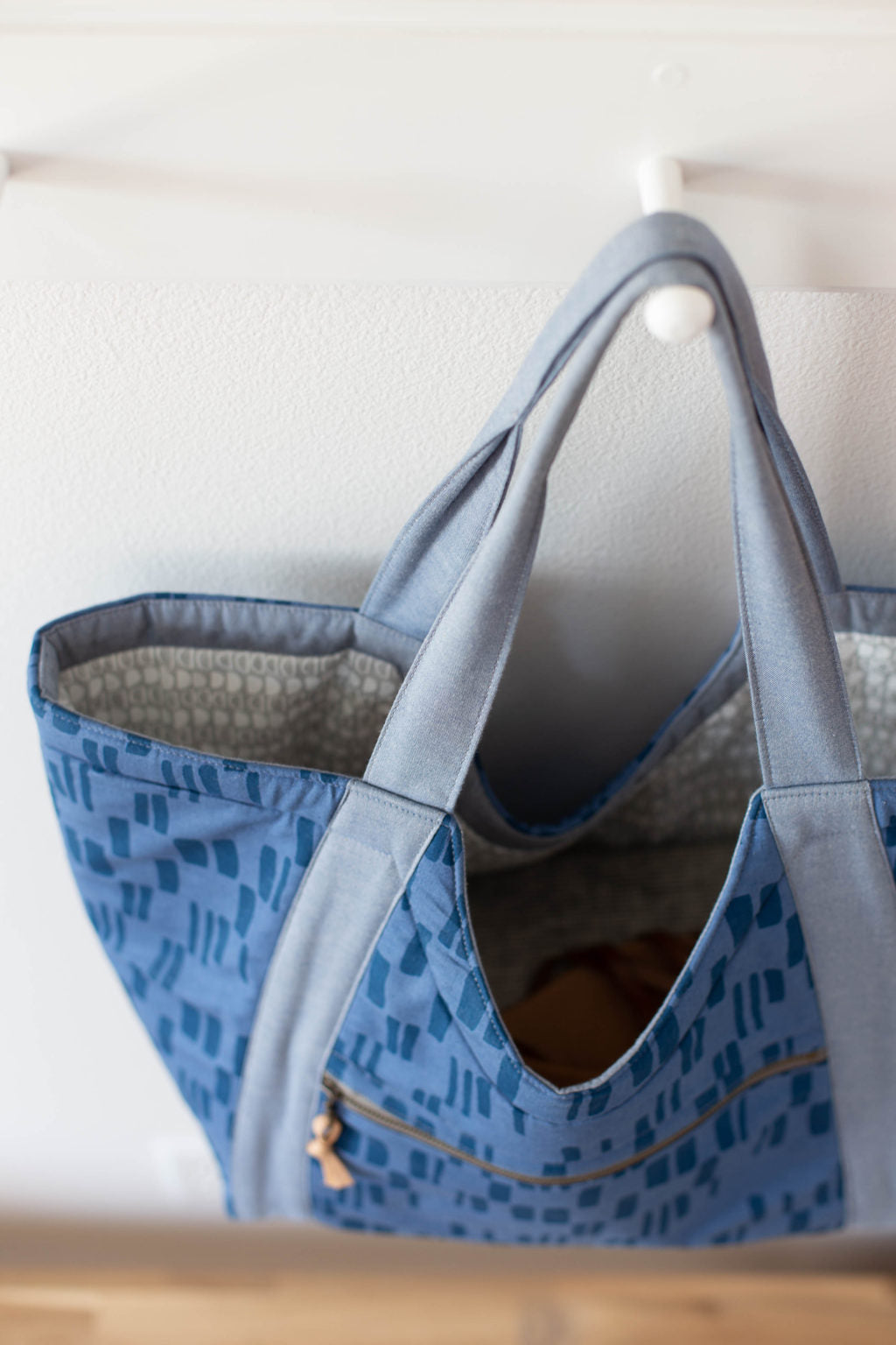 Linen - Quarry Trails - Half Moons - Linen - Light Grey - Essex Yarn-Dye