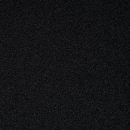 Heavy 100% Cashmere Double Cloth Splittable Coating - Black - Designer Deadstock - Made in Italy