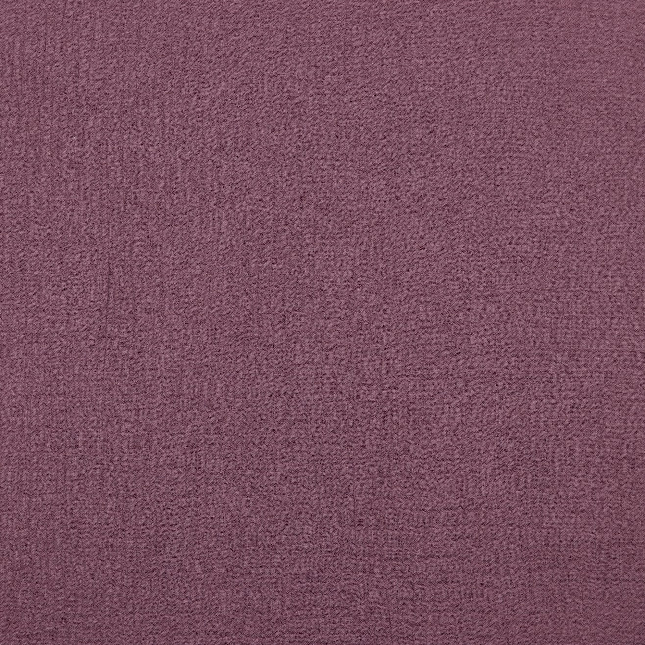 Double Gauze Fabric - Mauve -  OEKO-TEX 100