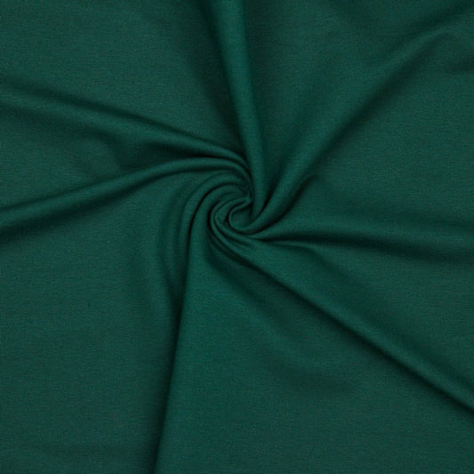 Cotton French Terry Knit - Forest Green
