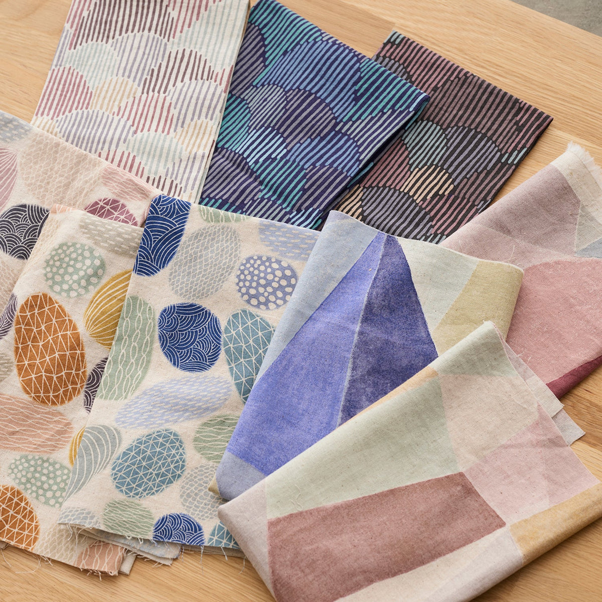 Pathway by Bookhou - Stones - 1C - Cotton Linen Fabric