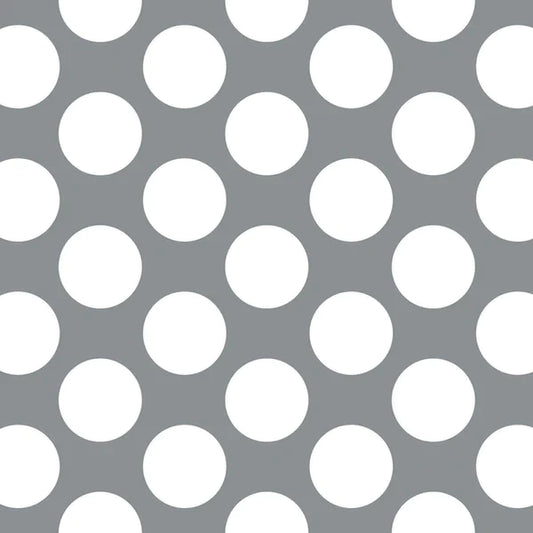Polka Dots - Gray - Cotton Fabric