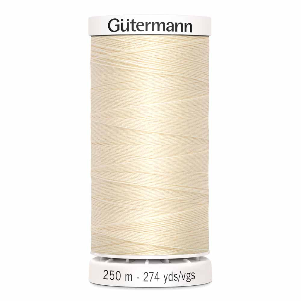 Gütermann Sew-All Thread 250m - Ivory Col. 800