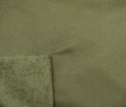 Recycled Heavy Cotton French Terry  - Seaweed