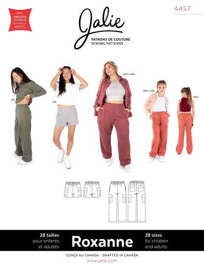 Jalie - 4457 - Roxanne Cargo Pants & Shorts