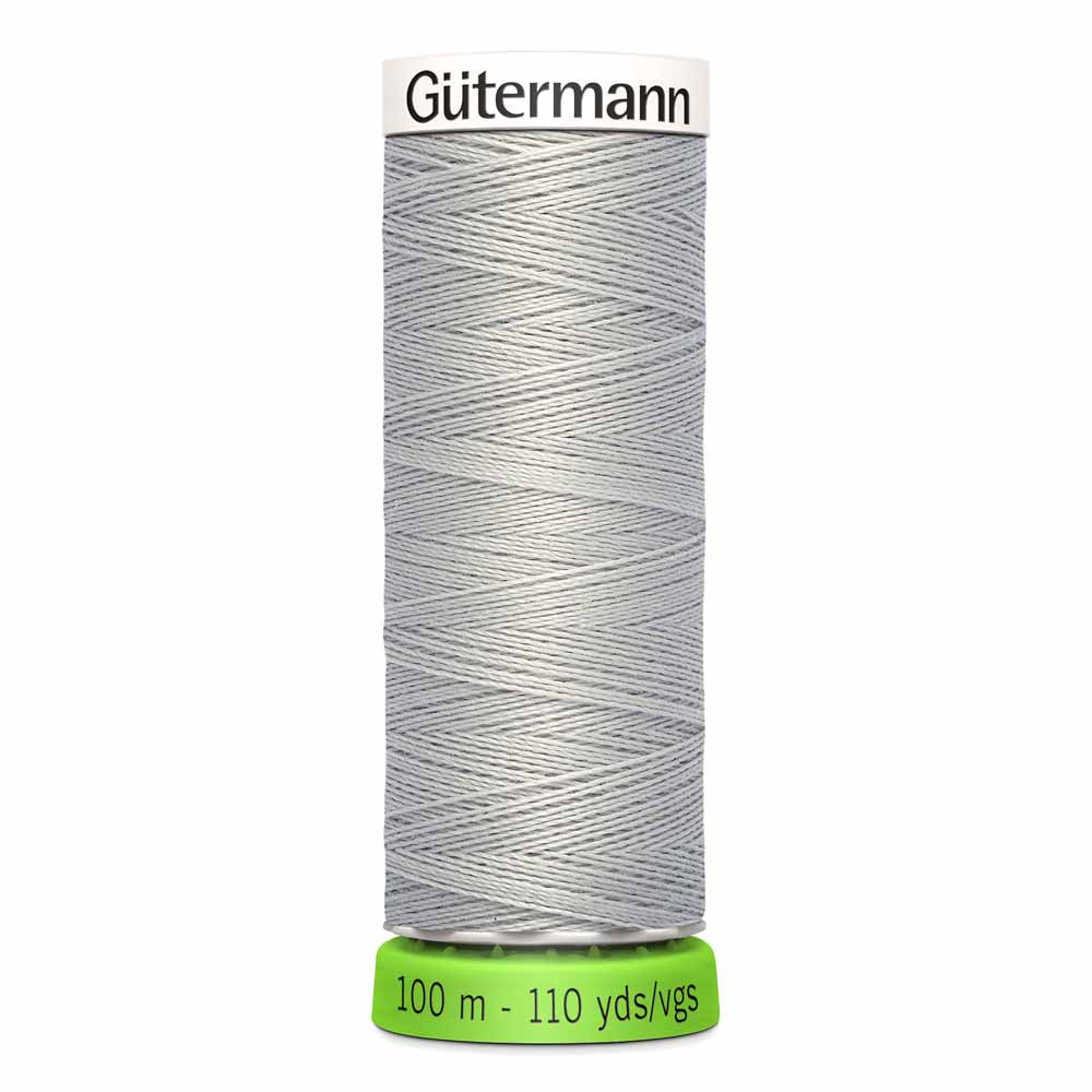 Gütermann rPet (100% Recycled) Sew-All Thread 100m - Col. 38 - Mist Grey
