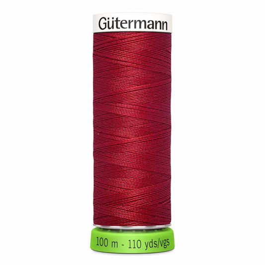 Gütermann rPet (100% Recycled) Sew-All Thread 100m - Col. 46 - Chilli Red