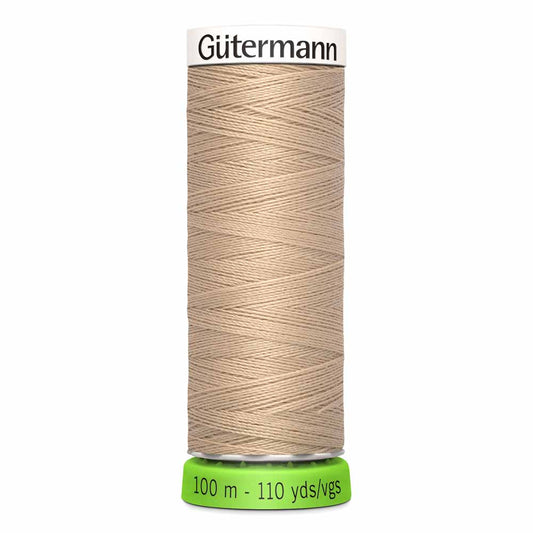 Gütermann rPet (100% Recycled) Sew-All Thread 100m - Col. 186 - Ecru
